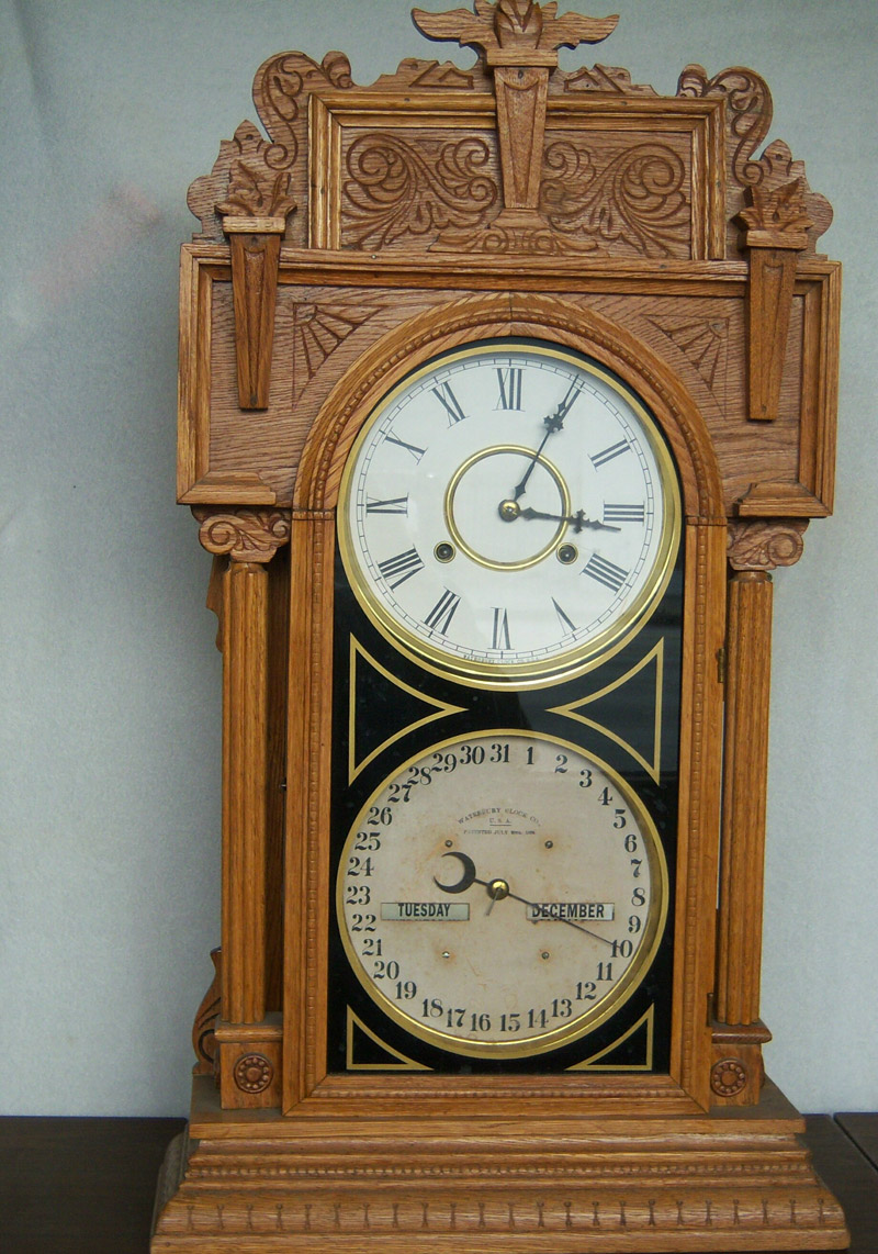 JP ClocksWaterbury Calendar clock JP Clocks